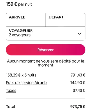 Demander une réservation